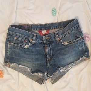 Lucky Brand jean cut off shorts